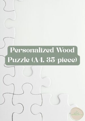 Personalized Wood Puzzle (A4, 35 Piece)