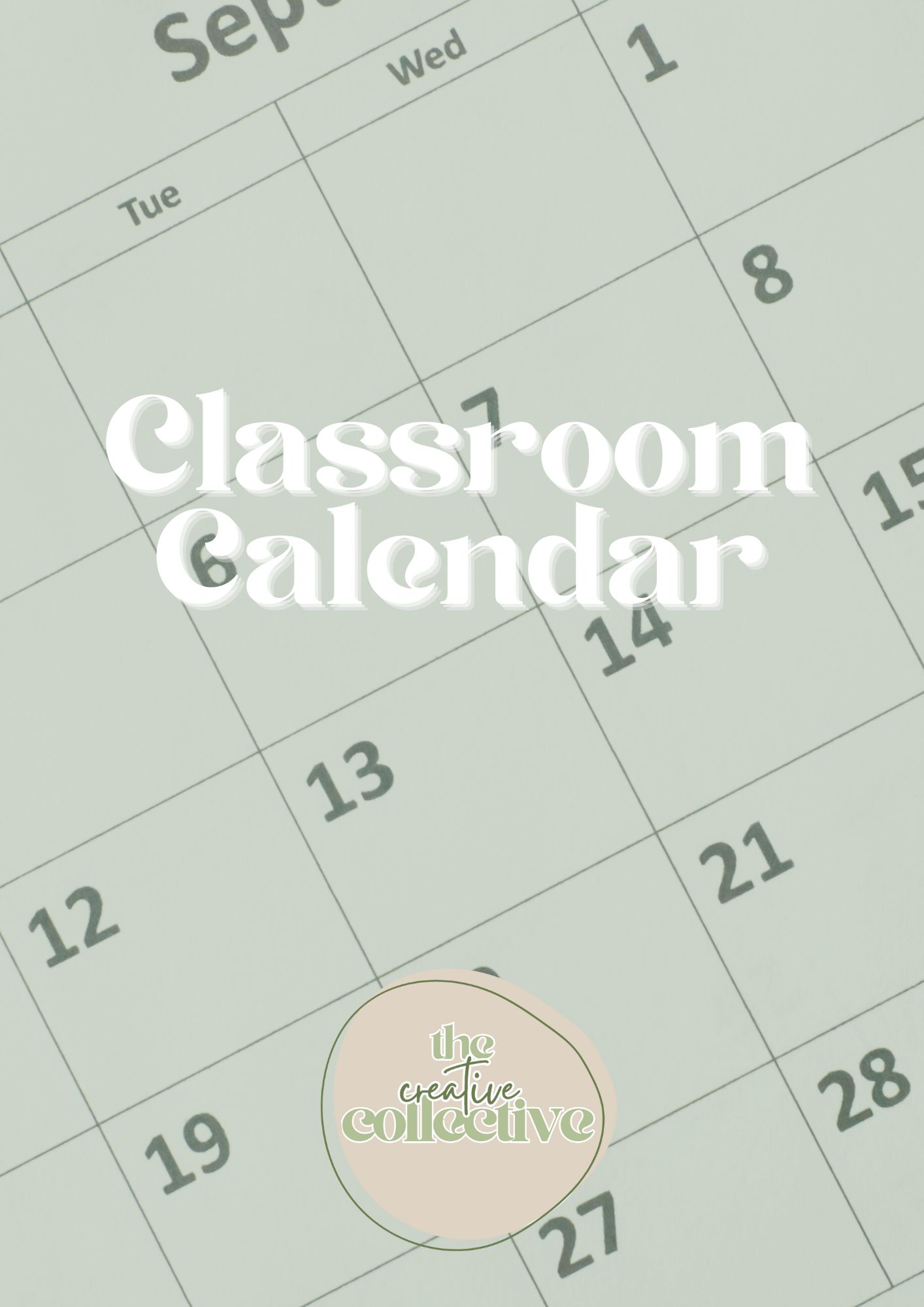 Custom Classroom Calendar with tags