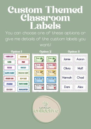 Custom Themed Class Labels
