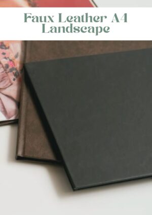 Faux Leather A4 Landscape Photo Book